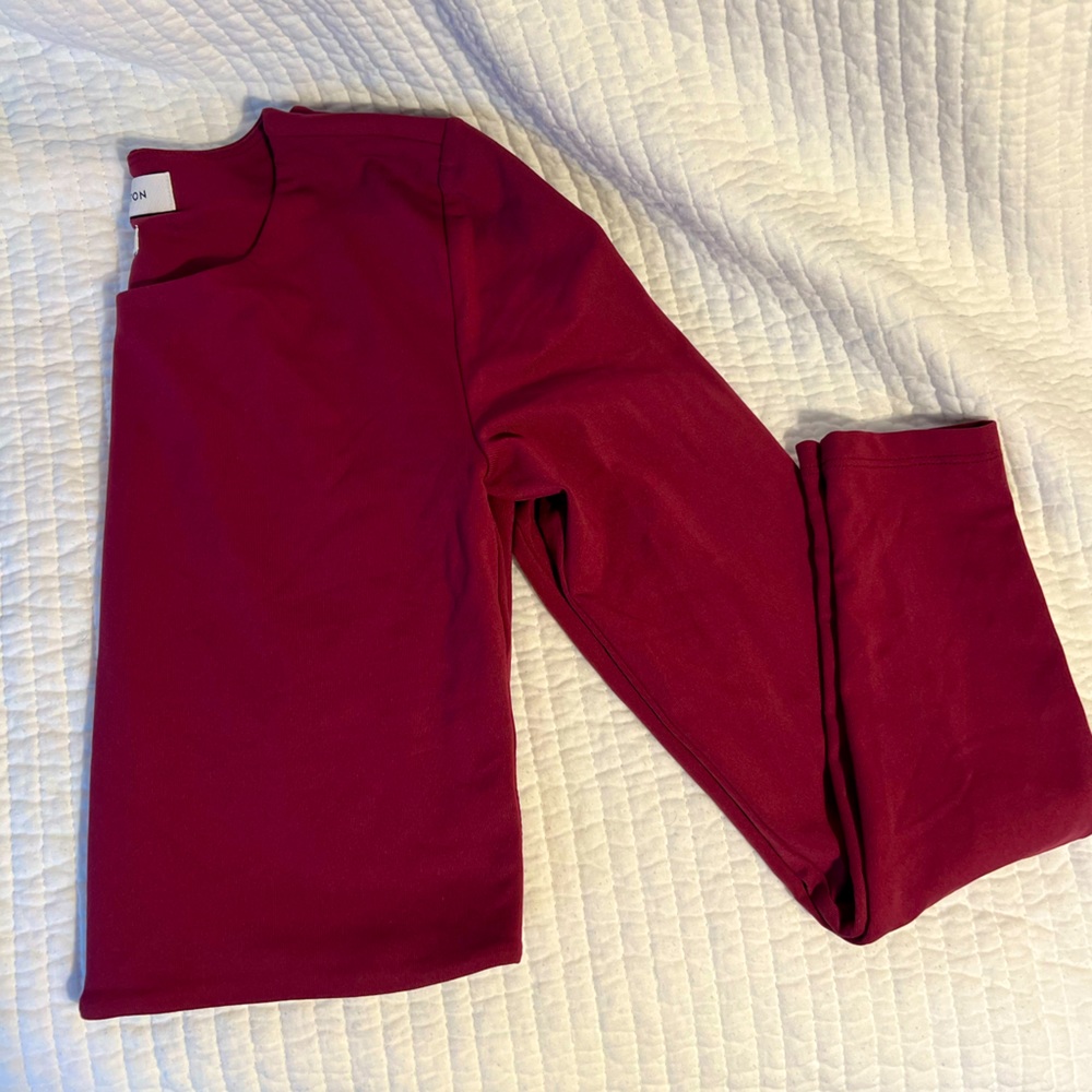 Aritzia Babaton Contour Crew Cropped Longsleeve